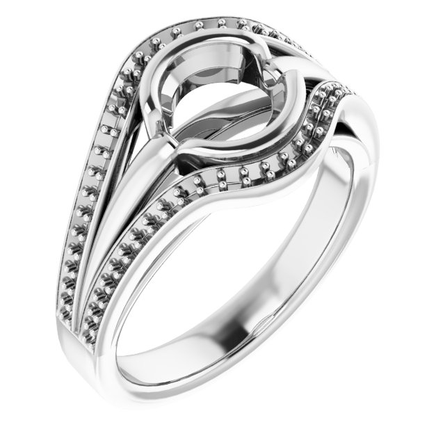 Bezel-Set Accented Ring