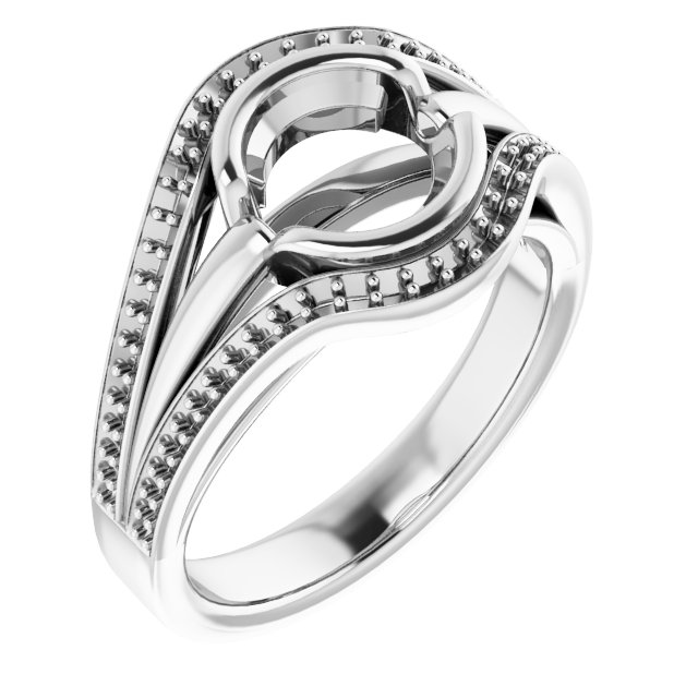 Bezel-Set Accented Ring