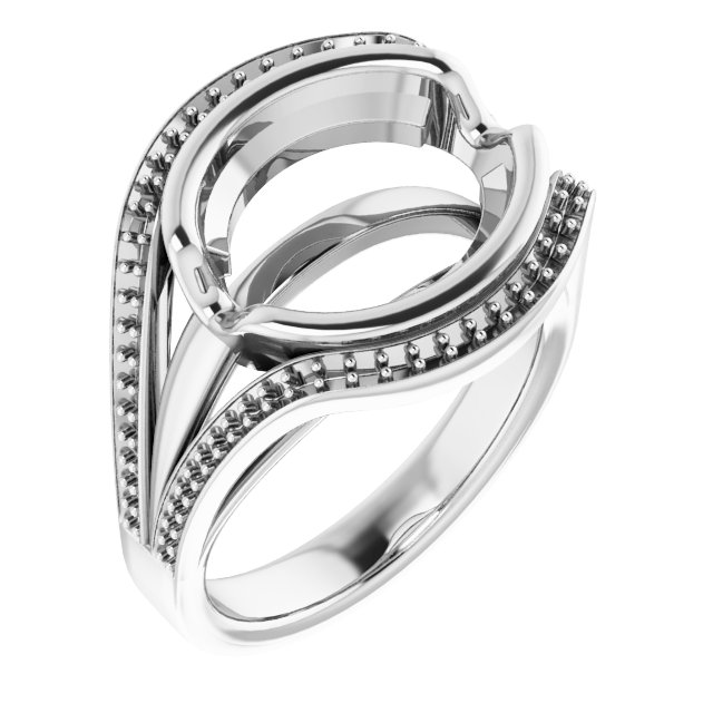 Bezel-Set Accented Ring