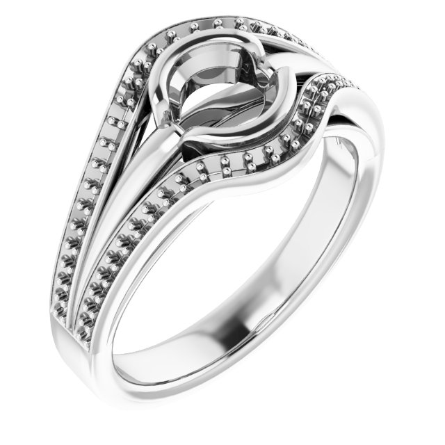 Bezel-Set Accented Ring