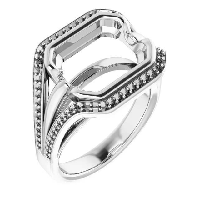 Bezel-Set Accented Ring