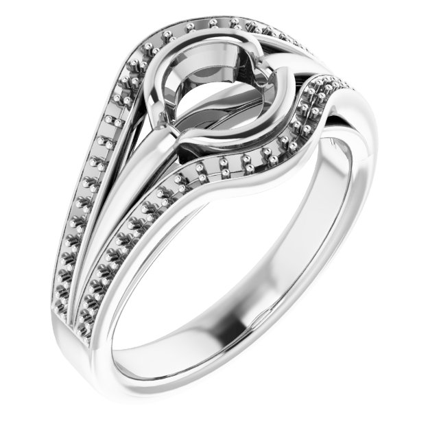 Bezel-Set Accented Ring