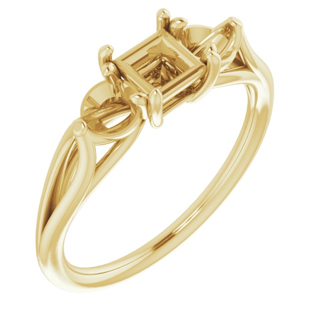Three-Stone Engagement Ring