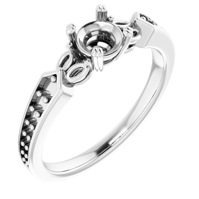 Accented Engagement Ring