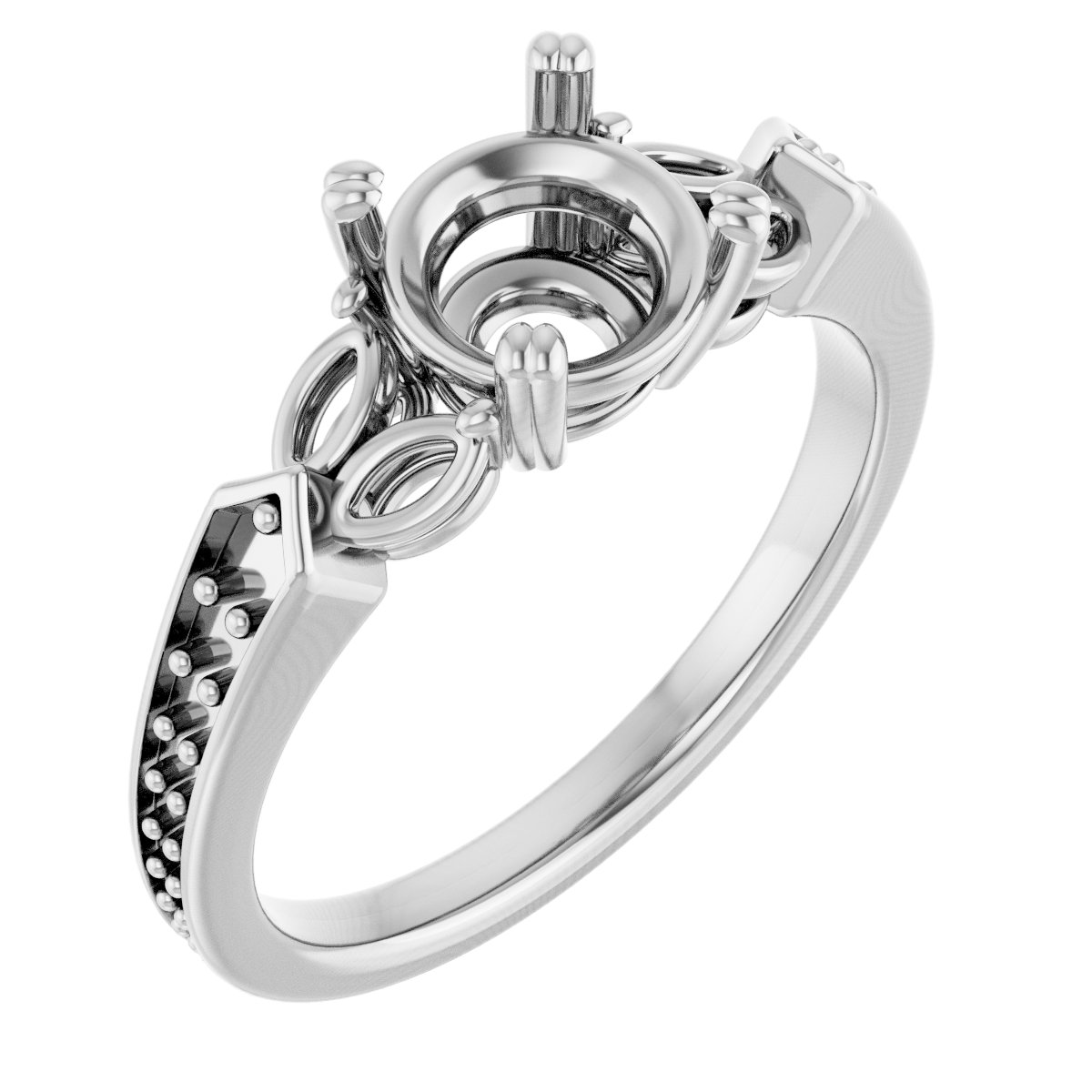 Accented Engagement Ring