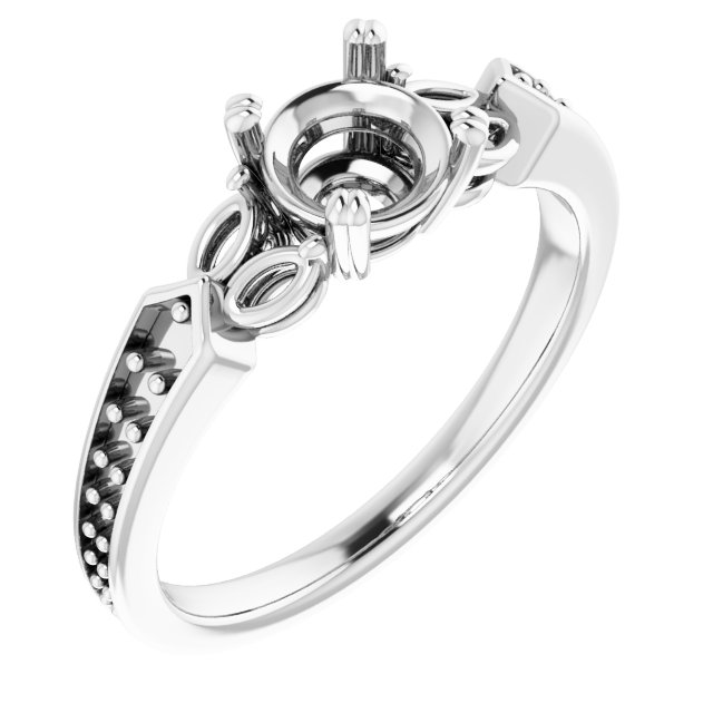Accented Engagement Ring