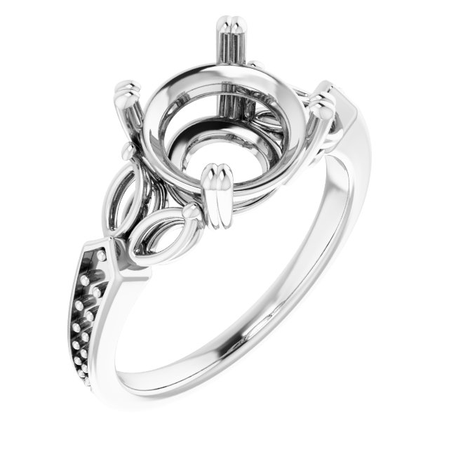 Accented Engagement Ring