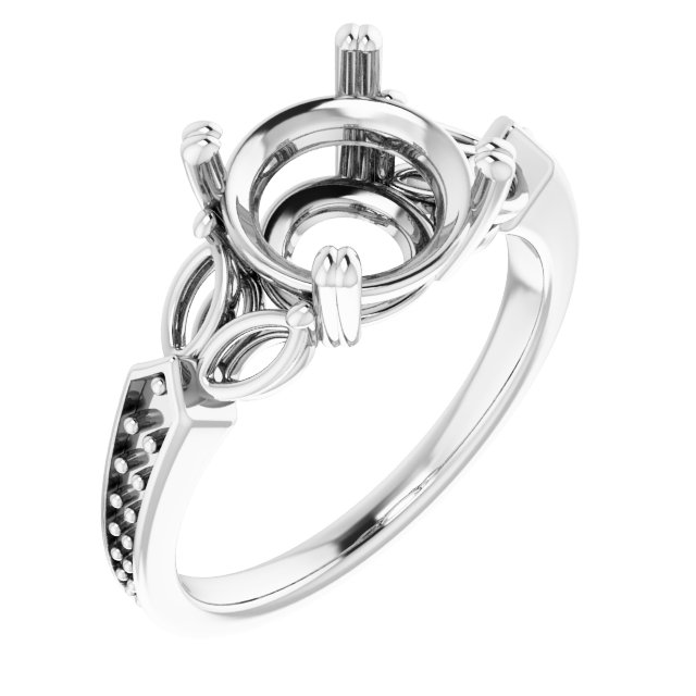 Accented Engagement Ring