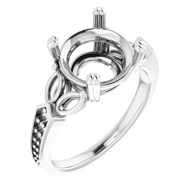 Accented Engagement Ring