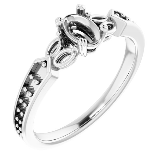 Accented Engagement Ring