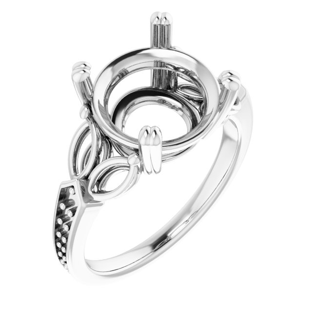 Accented Engagement Ring