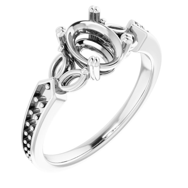 Accented Engagement Ring