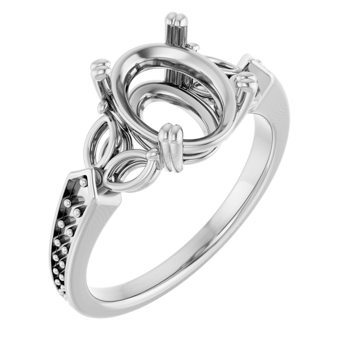 Accented Engagement Ring