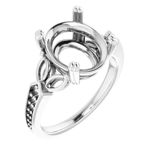 Accented Engagement Ring