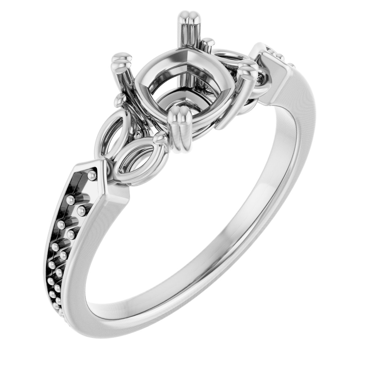 Accented Engagement Ring