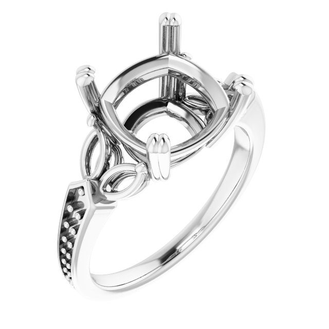 Accented Engagement Ring