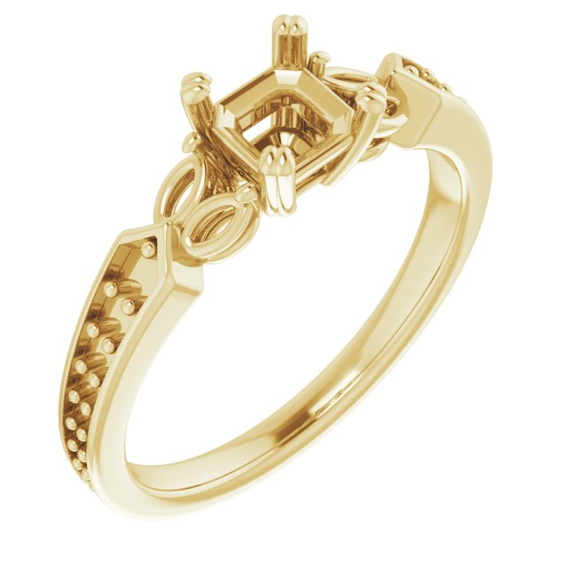 Accented Engagement Ring