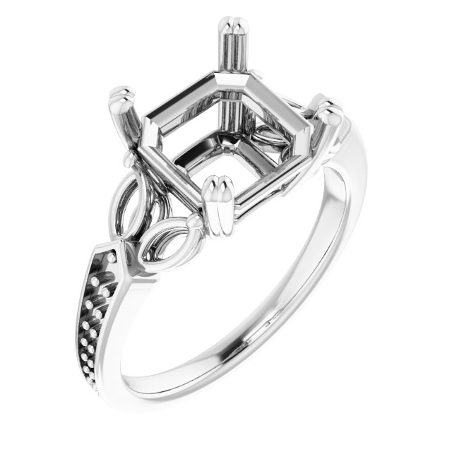 Accented Engagement Ring