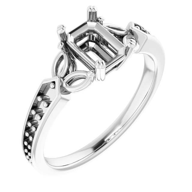 Accented Engagement Ring
