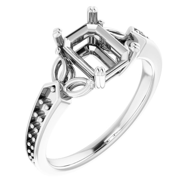 Accented Engagement Ring