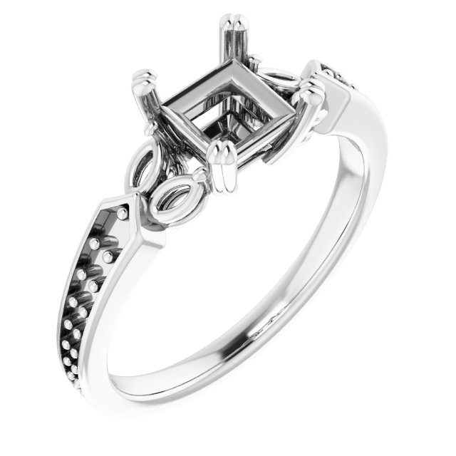 Accented Engagement Ring