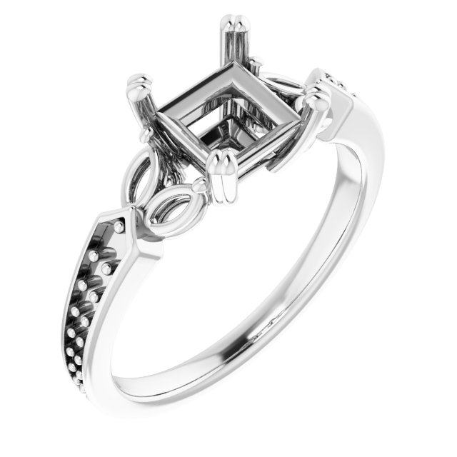 Accented Engagement Ring