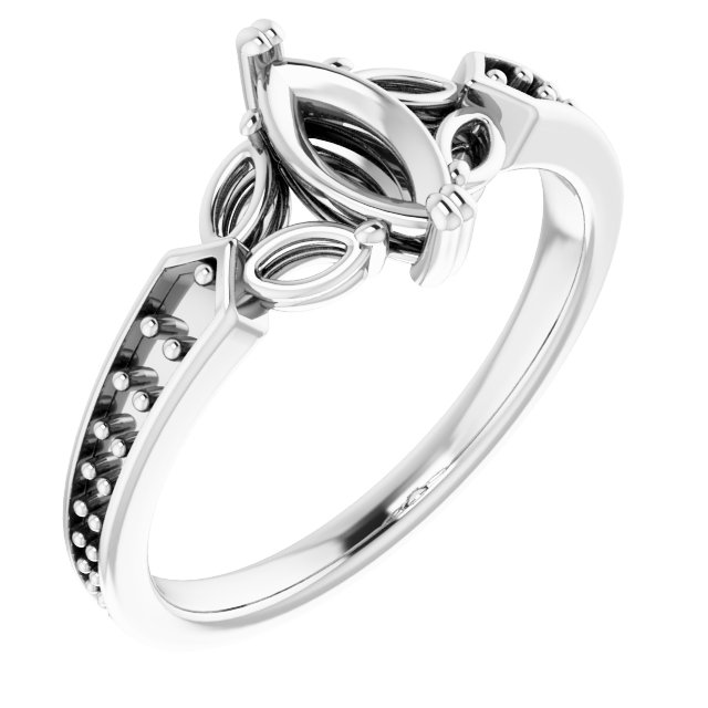 Accented Engagement Ring
