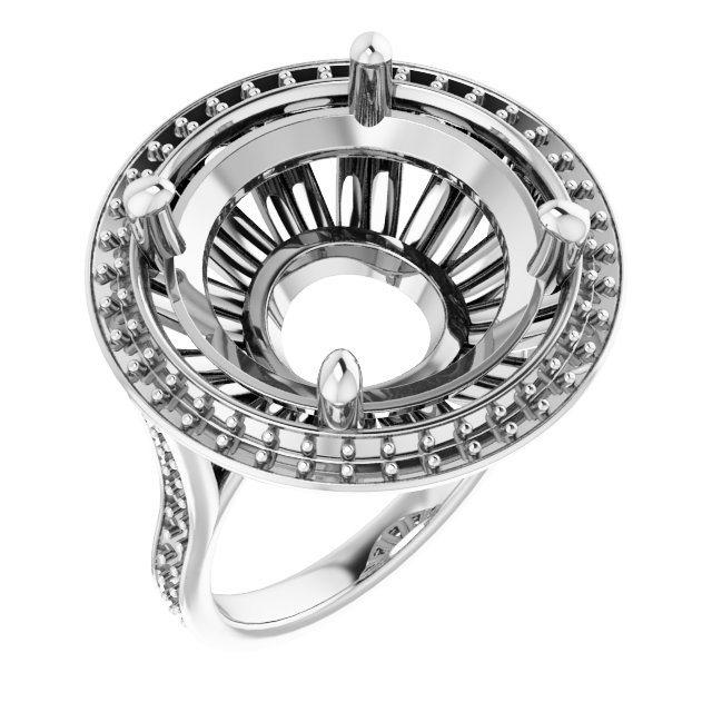 Halo-Style Ring