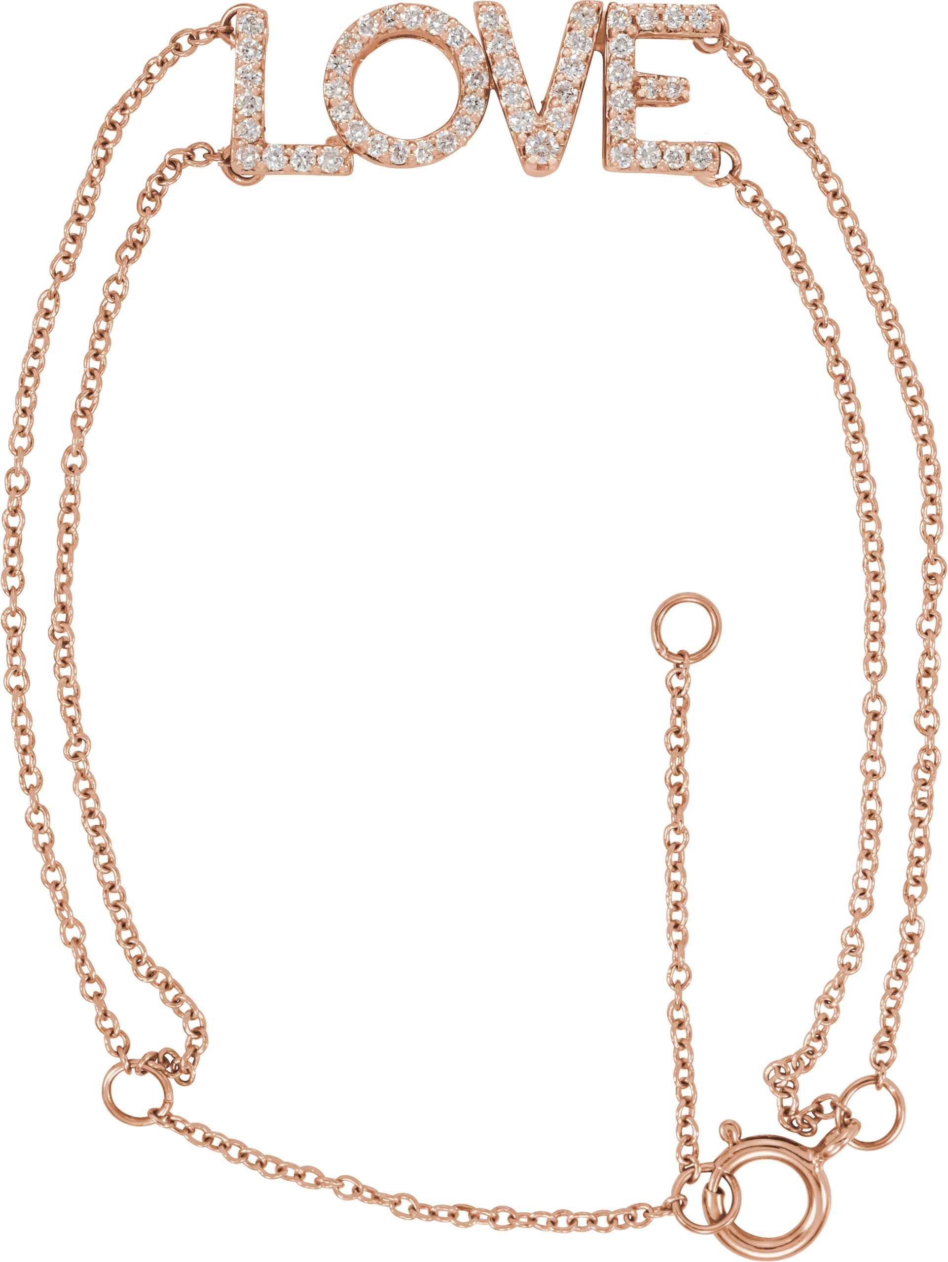 Pink gold necklace, 5,7 mm.