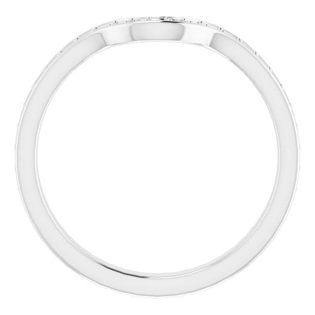 Band Mounting for 7 mm Square Ring view 2