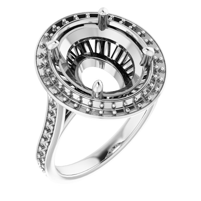 Halo-Style Ring