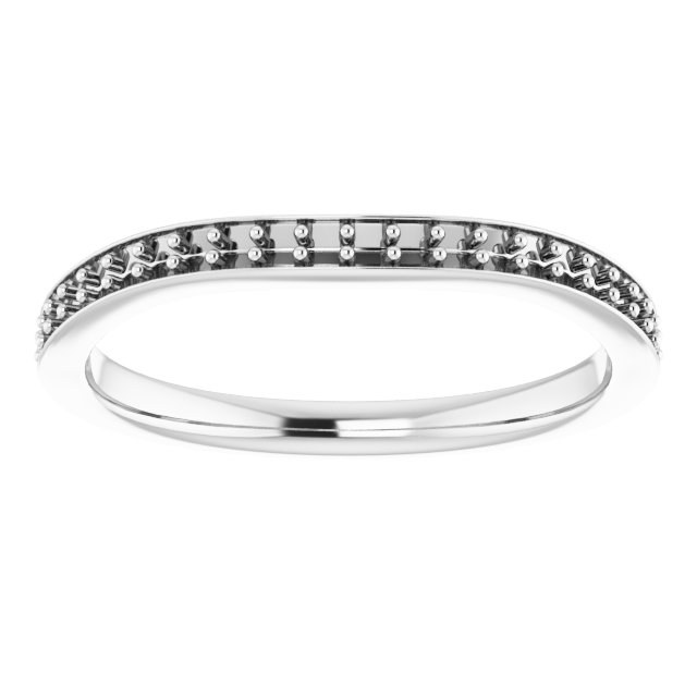 Band Mounting for 6.5 mm Square Ring view 3