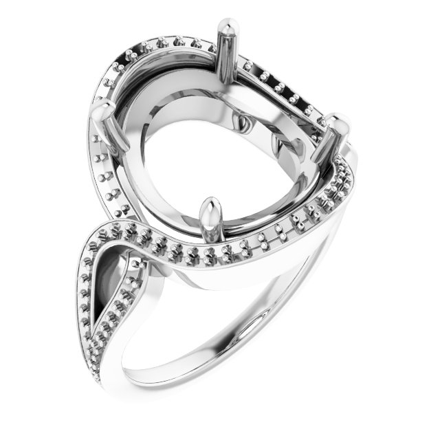 Halo-Style Engagement Ring
