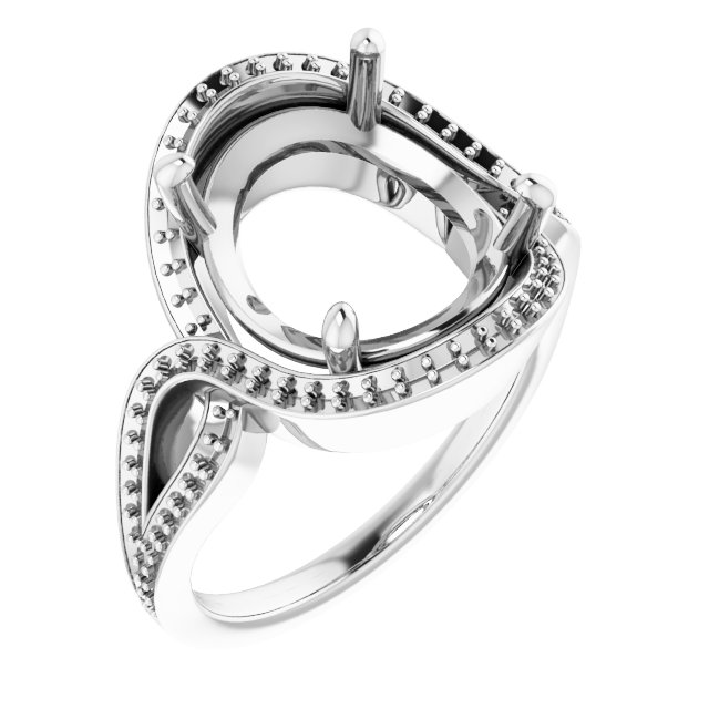 Halo-Style Engagement Ring