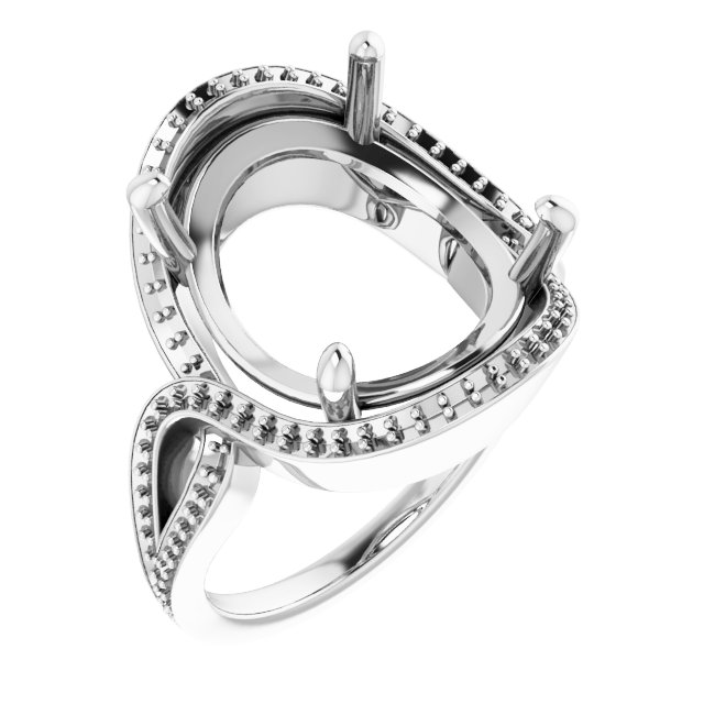 Halo-Style Engagement Ring