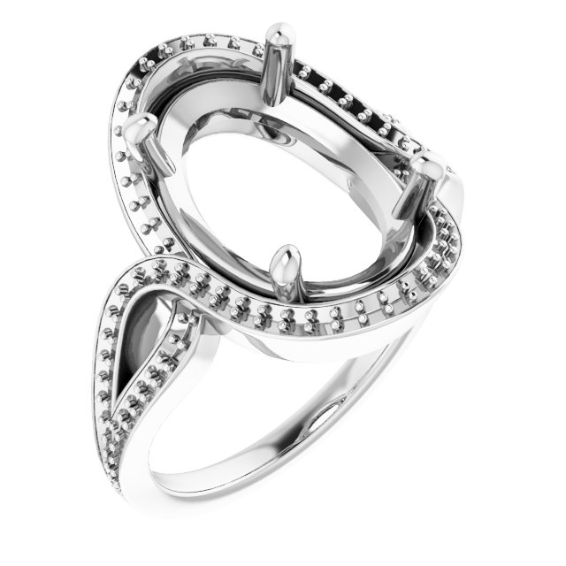 Halo-Style Engagement Ring