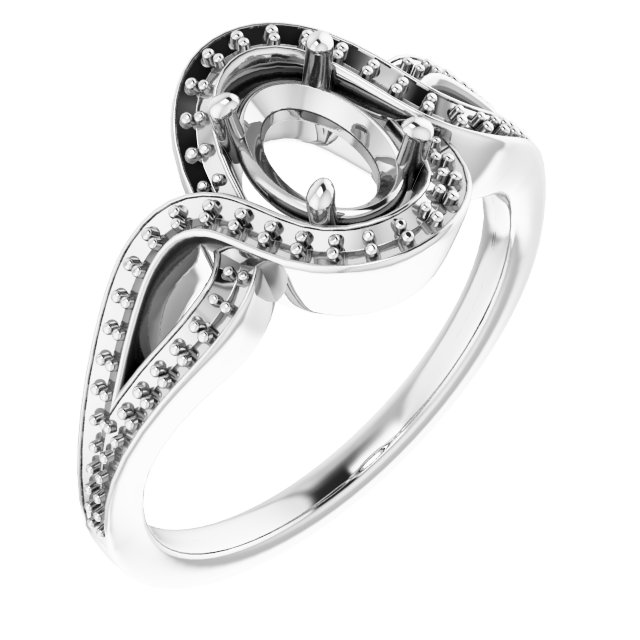 Halo-Style Engagement Ring
