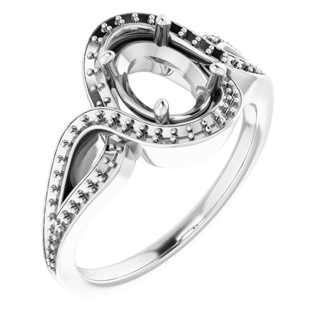 Halo-Style Engagement Ring