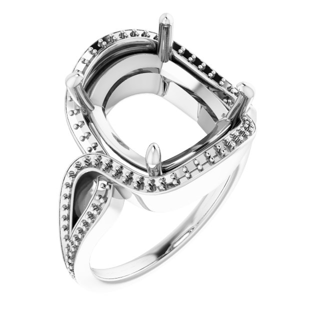 Halo-Style Engagement Ring