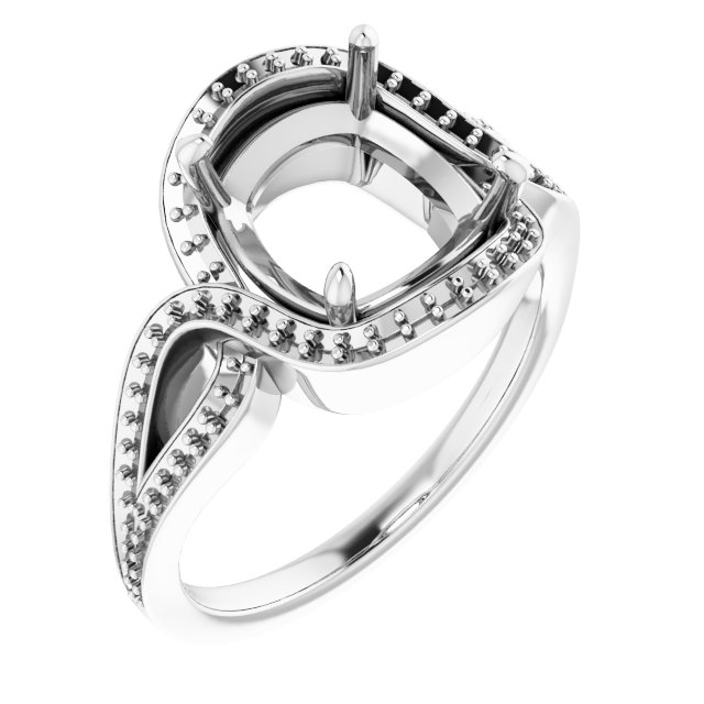 Halo-Style Engagement Ring