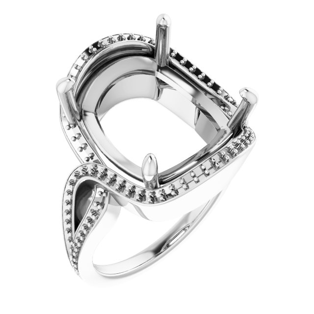 Halo-Style Engagement Ring
