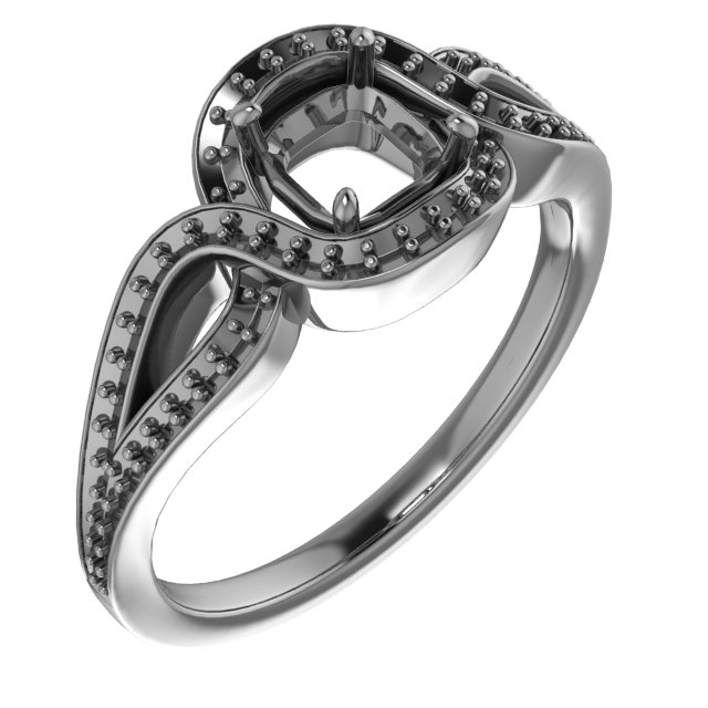 5x3 mm Marquise Engagement Ring Mounting