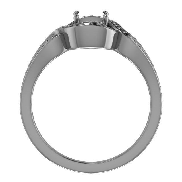 5x3 mm Marquise Engagement Ring Mounting view 2