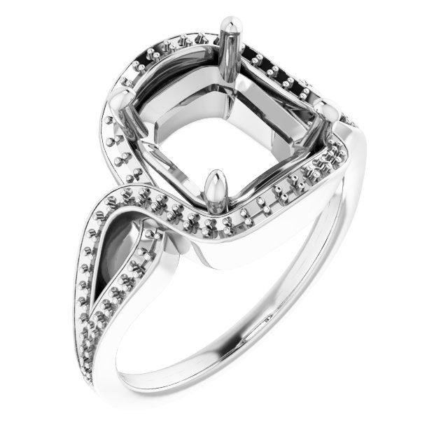 Halo-Style Engagement Ring