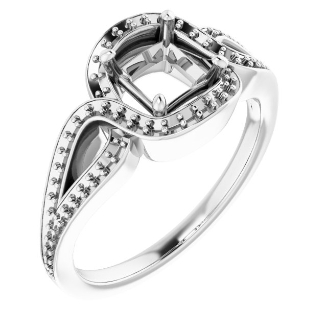 Halo-Style Engagement Ring