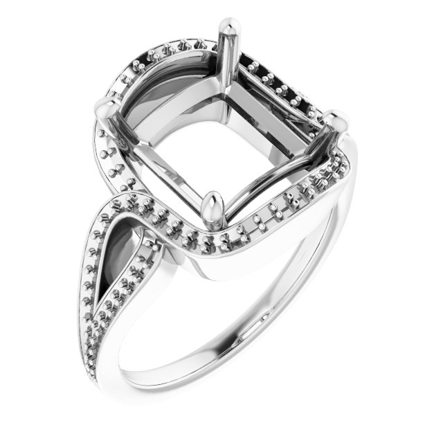Halo-Style Engagement Ring