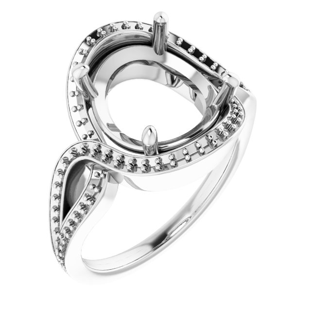 Halo-Style Engagement Ring