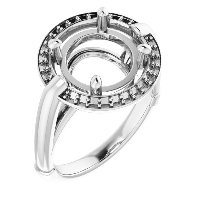 Halo-Style Ring