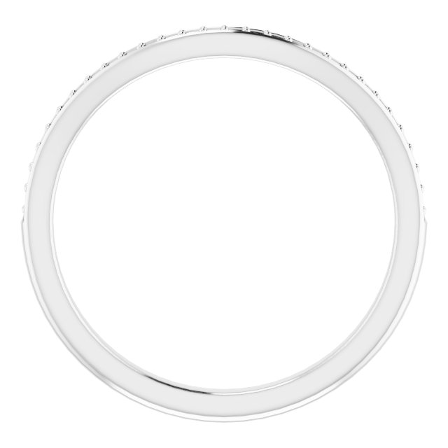 Band Mounting for 6x4 mm Emerald Ring view 2