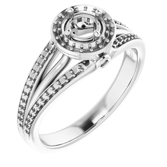 Halo-Style Engagement Ring